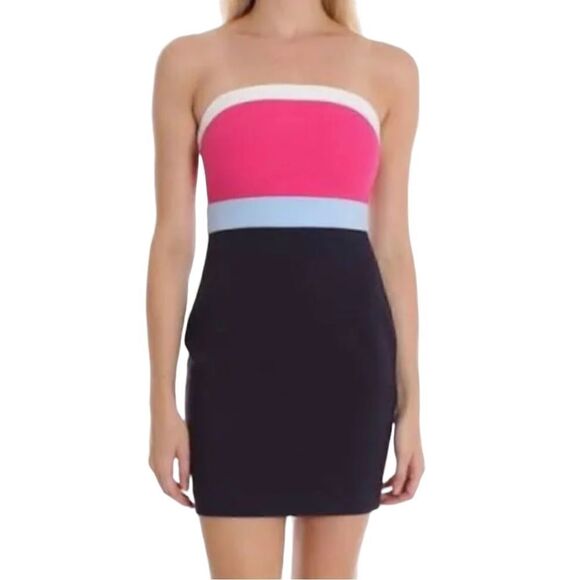 Likely Marena Strapless Pull On Sheath Mini Dress Size 4 - Picture 1 of 5